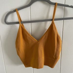 Ribbed stretchy crop top